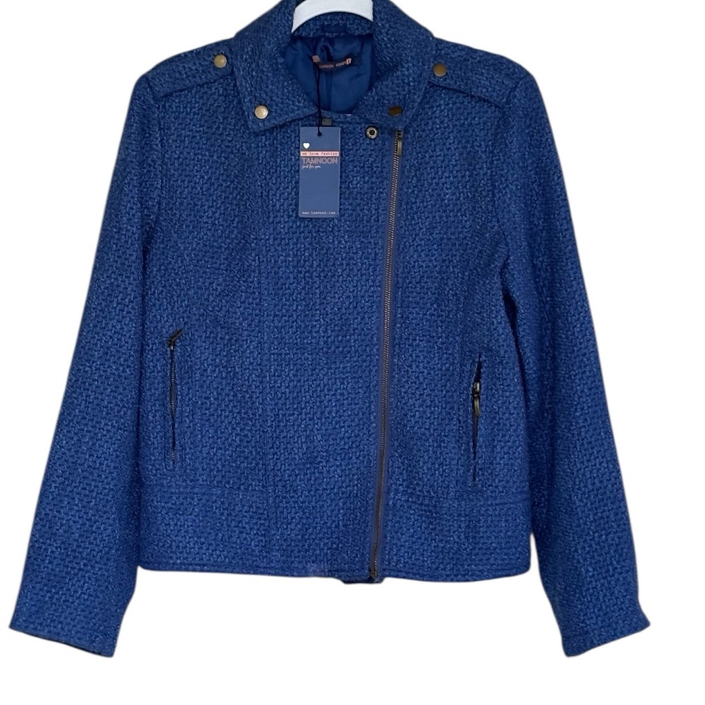 New Tamnoon Textured ip Up Jacket Size L